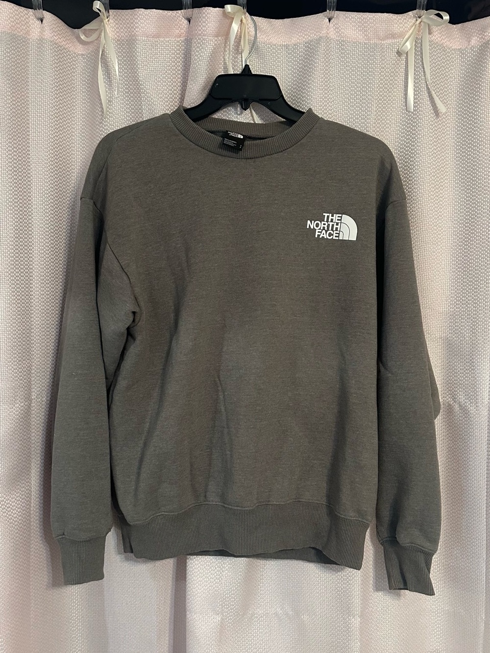 The North Face Men's Crewneck Sweatshirt in Charcoal Gray